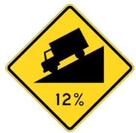 Steep Hill Sign