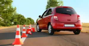 Automatic fail driving test