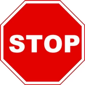 stop sign